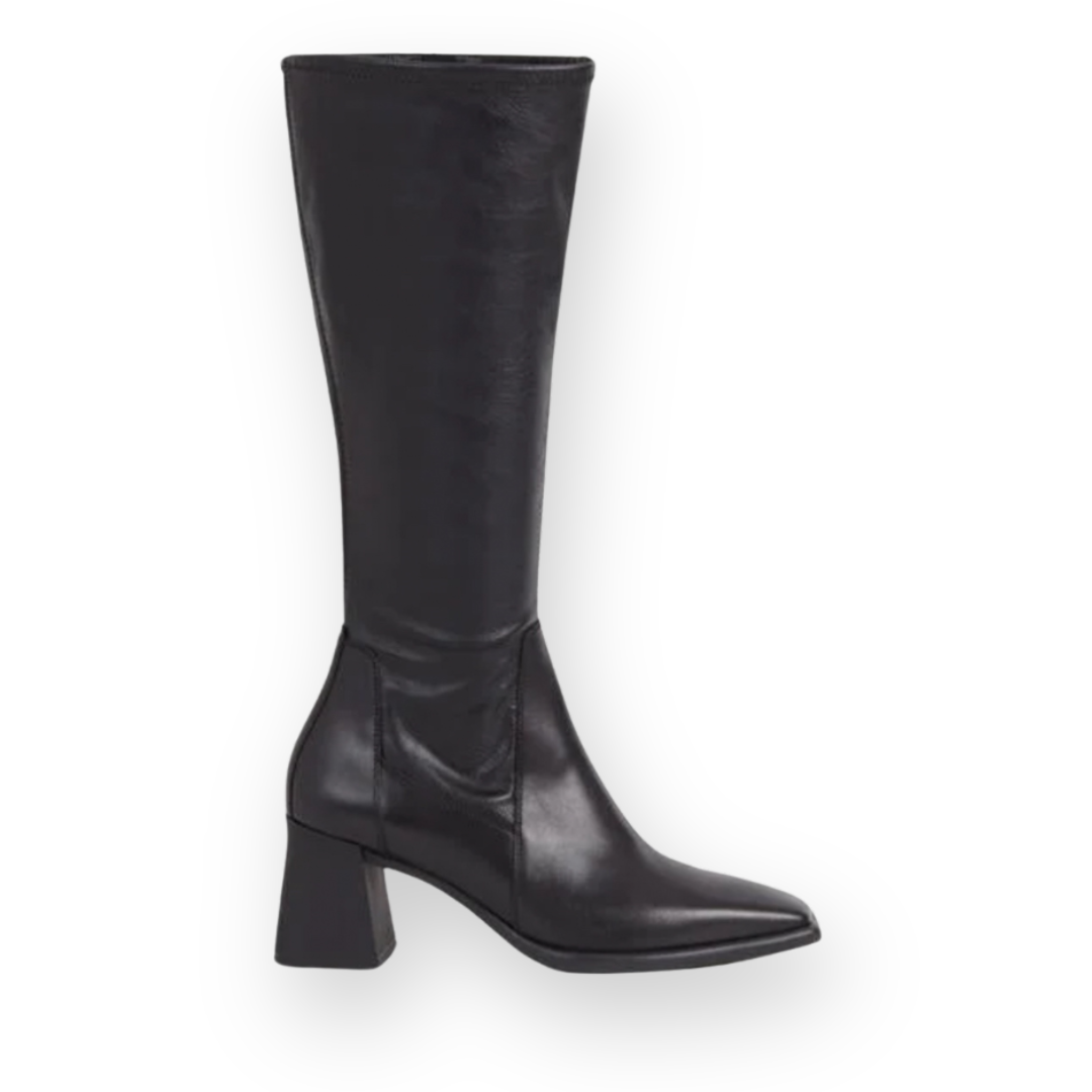 VAGABOND SHOEMAKERS - HEDDA TALL BOOT IN BLACK LEATHER