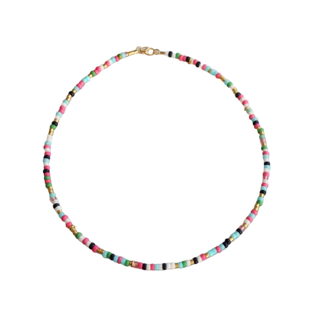 THE SILVER WREN - UNITY BEADED NECKLACE IN MULTI BEADS