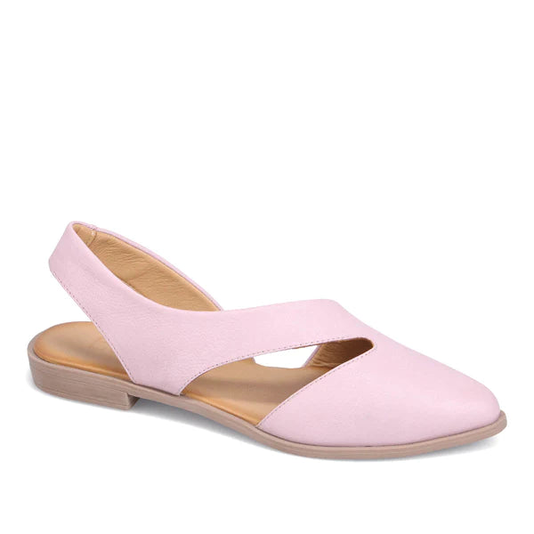 BUENO - BIANCA FLAT IN ORCHID LEATHER