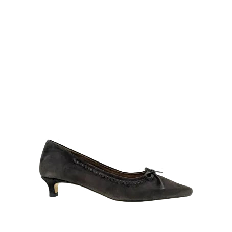 ATELIERS - BICE PUMP IN COFFEE SUEDE