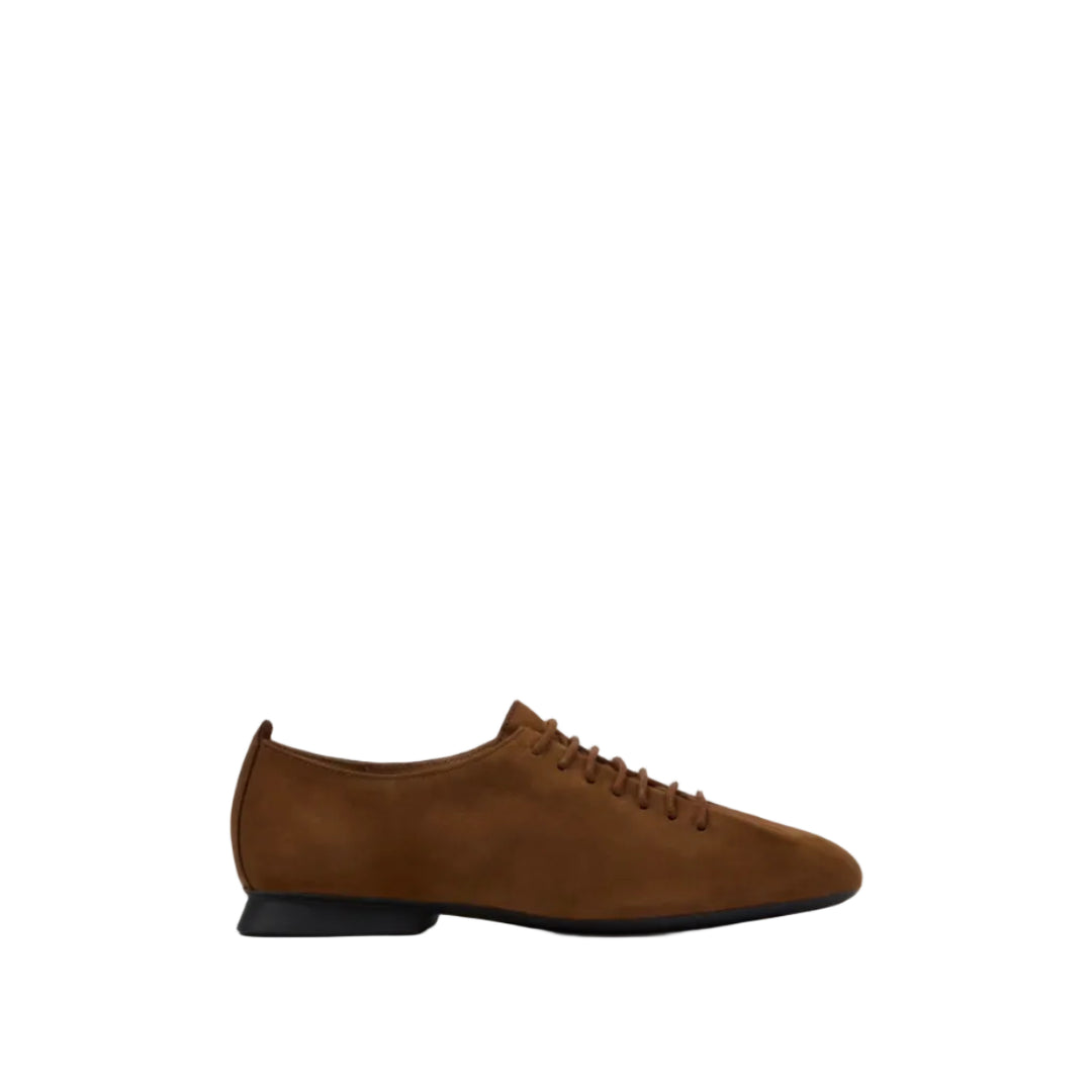 CAMPER - CASI MYRA SHOE K201802-005 IN BROWN NUBUCK LEATHER