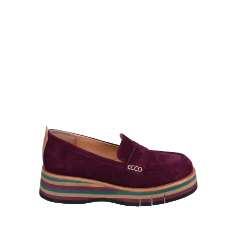 DJANGO & JULIETE - GLAMMS PLATFORM LOAFER IN BRODO SUEDE