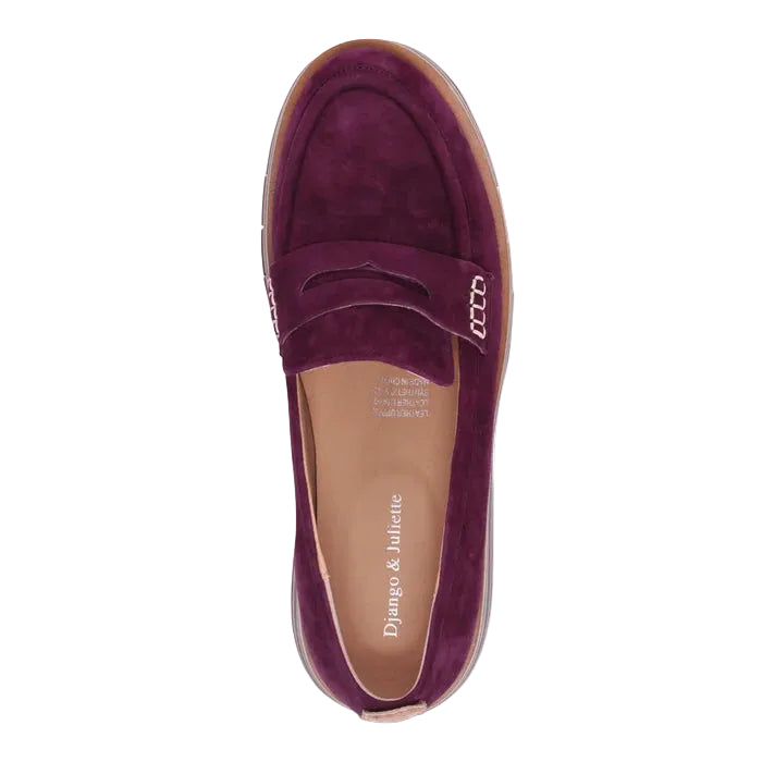DJANGO & JULIETE - GLAMMS PLATFORM LOAFER IN BRODO SUEDE