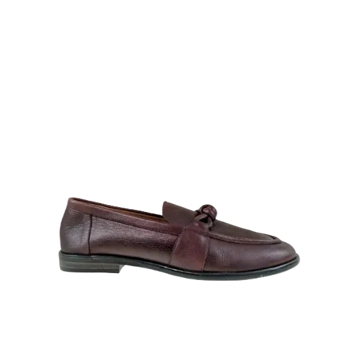 ATELIERS - SERENA LOAFER IN BORDO LEATHER