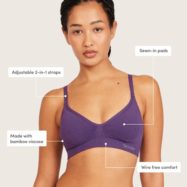 BOODY - WIRELESS T-SHIRT BRA IN AMETHYST