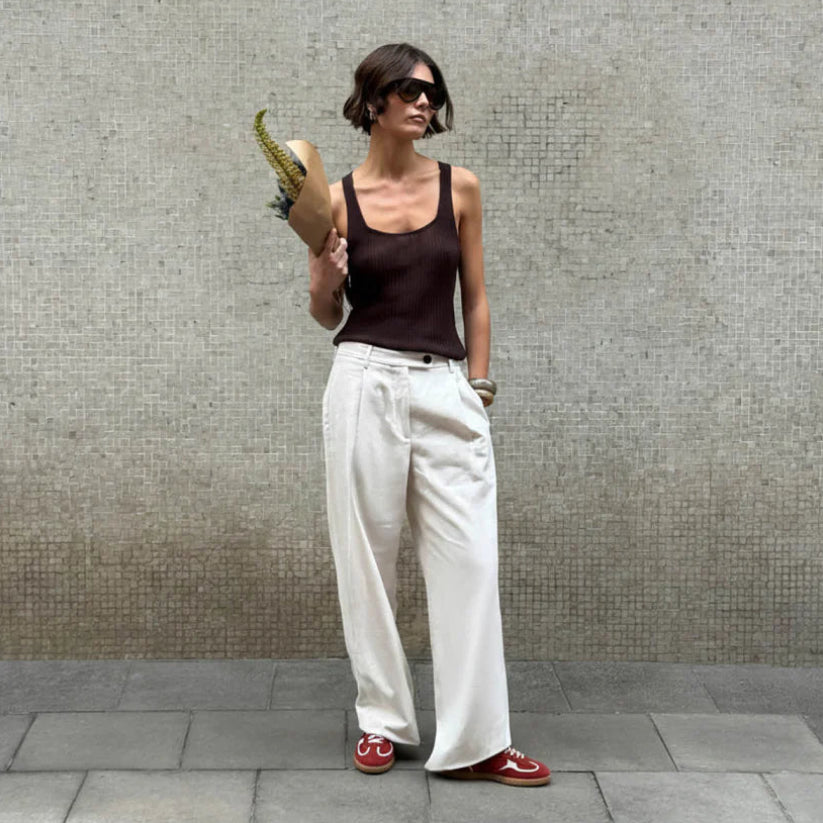 ALOHAS - RIFE SNEAKER IN RED SUEDE