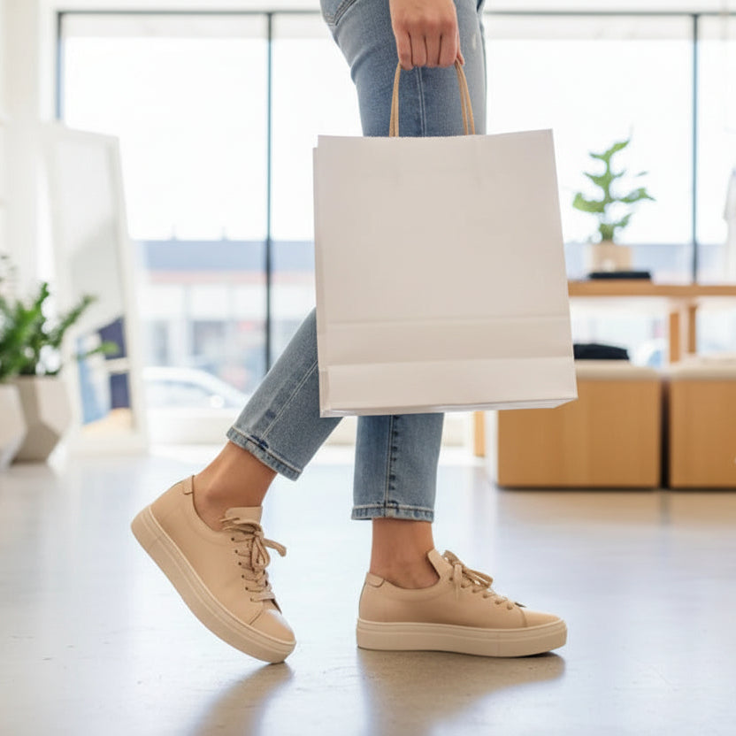 ATELIERS - VINCE SNEAKER IN CAMEL LEATHER