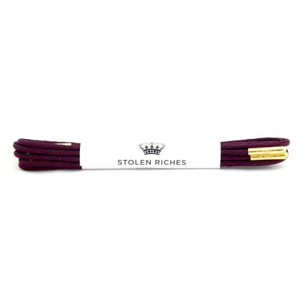 STOLEN RICHES - DRESS LACES (5-6 EYELETS) IN PARACHUTE MAROON