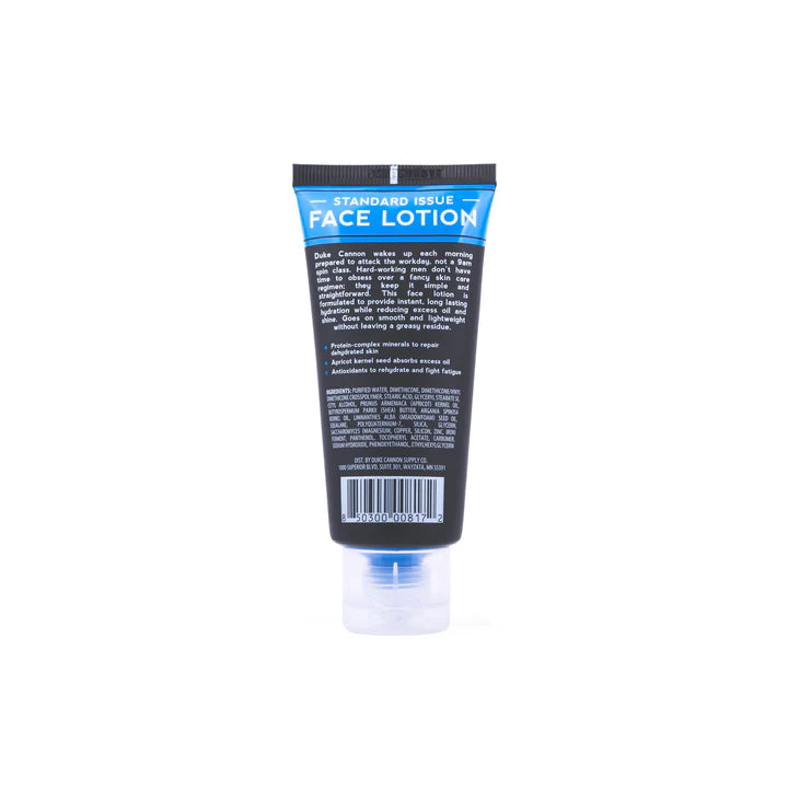 DUKE CANNON - STANDARD ISSUE FACE LOTION - TRAVEL SIZE