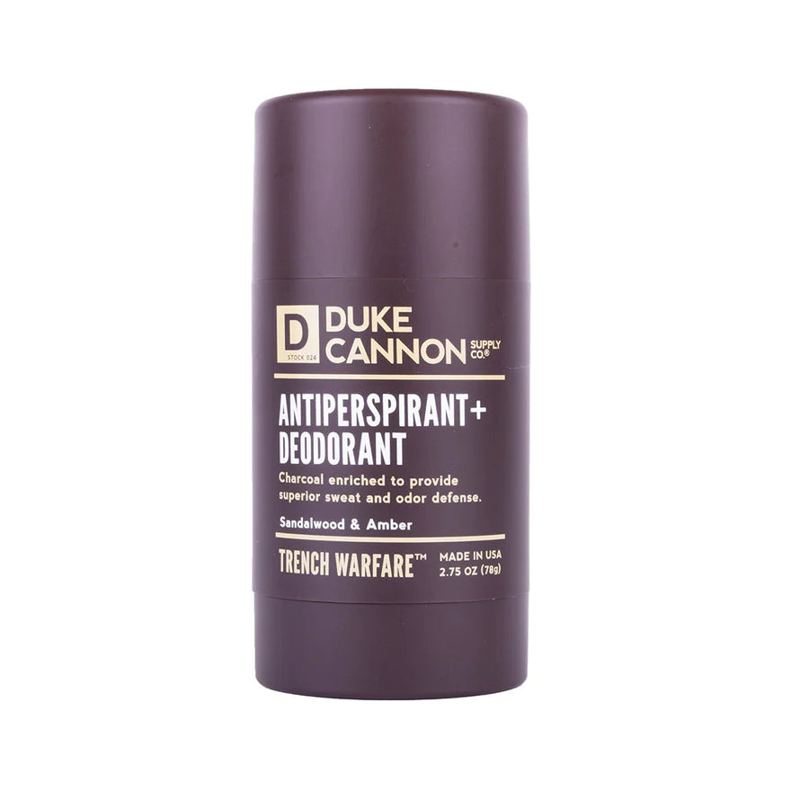 DUKE CANNON - TRENCH WARFARE DEODORANT IN SANDALWOOD & AMBER