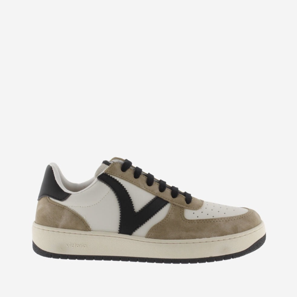 VICTORIA - MADRID SNEAKER 1258227 IN TAUPE MULTI LEATHER