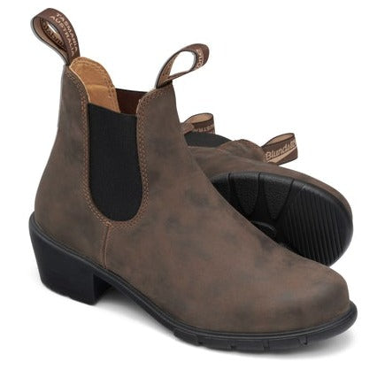 BLUNDSTONE - 1677 WOMEN'S SERIES HEEL IN RUSTIC BROWN