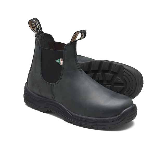 BLUNDSTONE - 181 WORK & SAFETY BOOT IN RUSTIC BLACK