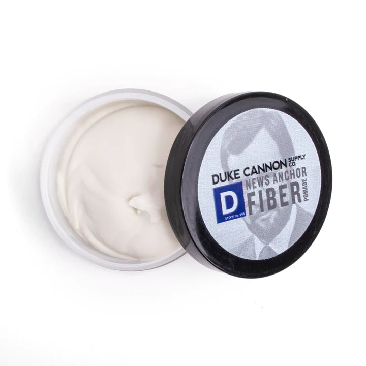 DUKE CANNON - NEWS ANCHOR FIBER POMADE IN SANDALWOOD - TRAVEL SIZE