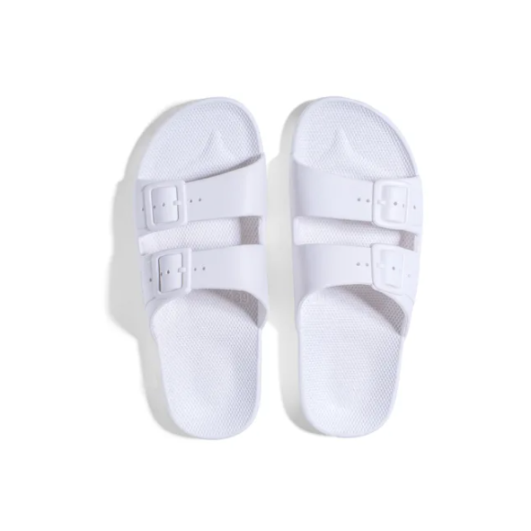 FREEDOM MOSES FREEDOM SLIPPER IN WHITE the Urban Shoe Myth