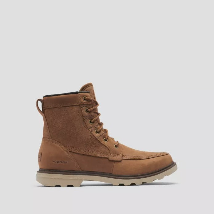 SOREL - CARSON STROM LACE BOOT IN CAMEL BROWN/OATMEAL LEATHER