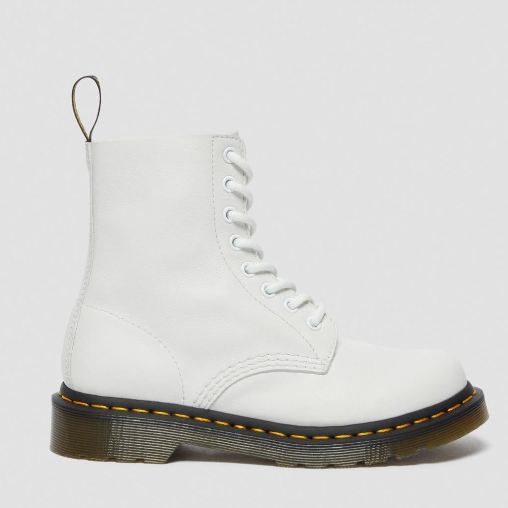 DR. MARTENS -1460 PASCAL WOMEN'S VIRGINIA BOOTS IN OPTICAL WHITE