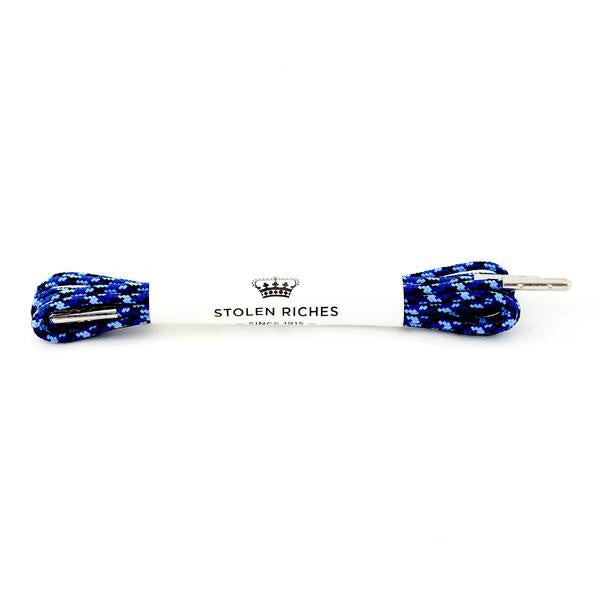 STOLEN RICHES - DRESS LACES (5-6 EYELETS) IN CAMO BLUE