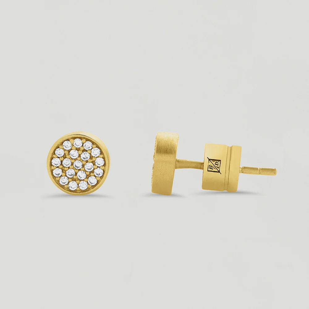 DEAN DAVIDSON - SIGNATURE PAVE KNOCKOUT STUDS IN GOLD