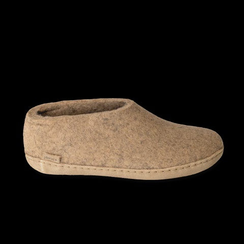 GLERUPS - SHOE IN SAND LEATHER