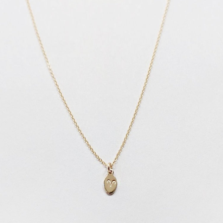 LITTLE GOLD - TINY ZODIAC NECKLACE IN GOLD