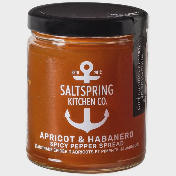 SALT SPRING KITCHEN - APRICOT & HABANERO SPICY PEPPER SPREAD - 270ML