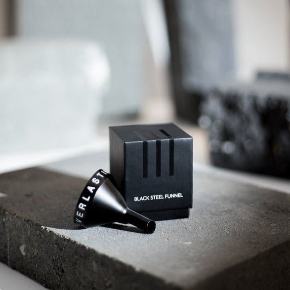 EVERLASTING CANDLE CO - STEEL FUNNEL IN BLACK