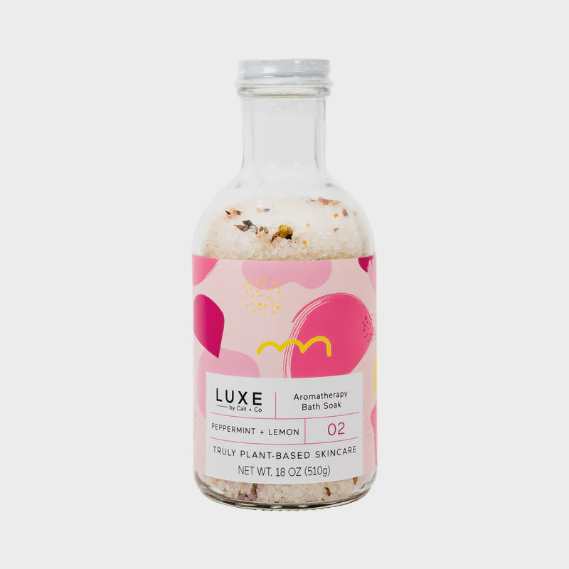 LUXE BY CAIT & CO - BATH SOAK IN PEPPERMINT + LEMON