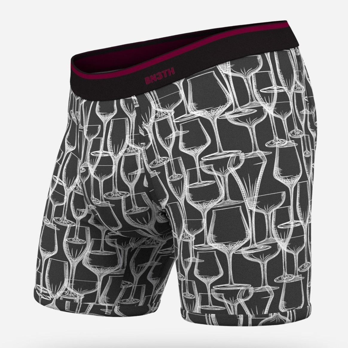 BN3TH - CLASSIC BOXER BRIEF PRINT IN WINE TASTING