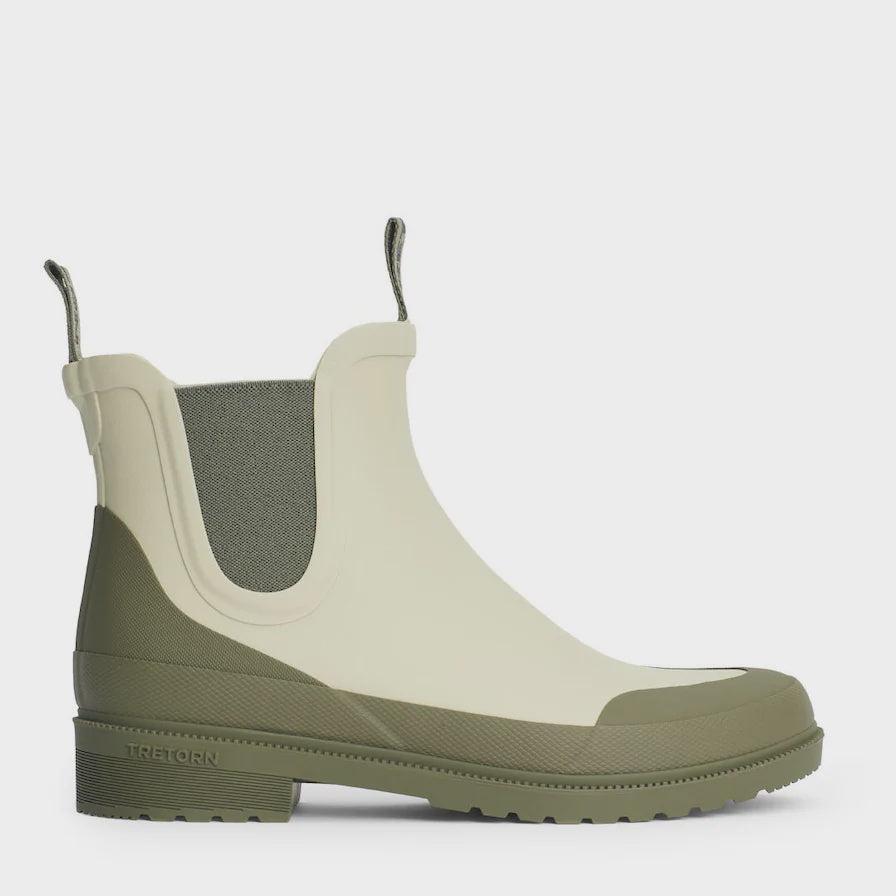 TRETORN - CHELSEA OFFROAD RAIN BOOT IN SAND/FIELD GREEN
