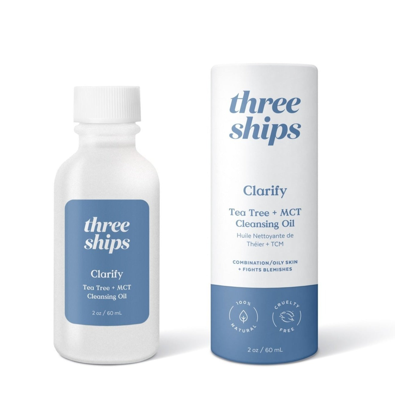 THREE SHIPS - CLARIFY CLEANSING OIL IN TEA TREE + MCT