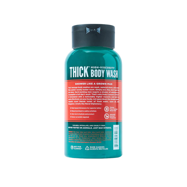 DUKE CANNON - THICK HIGH-VISCOSITY BODY WASH IN NAVAL DIPLOMACY