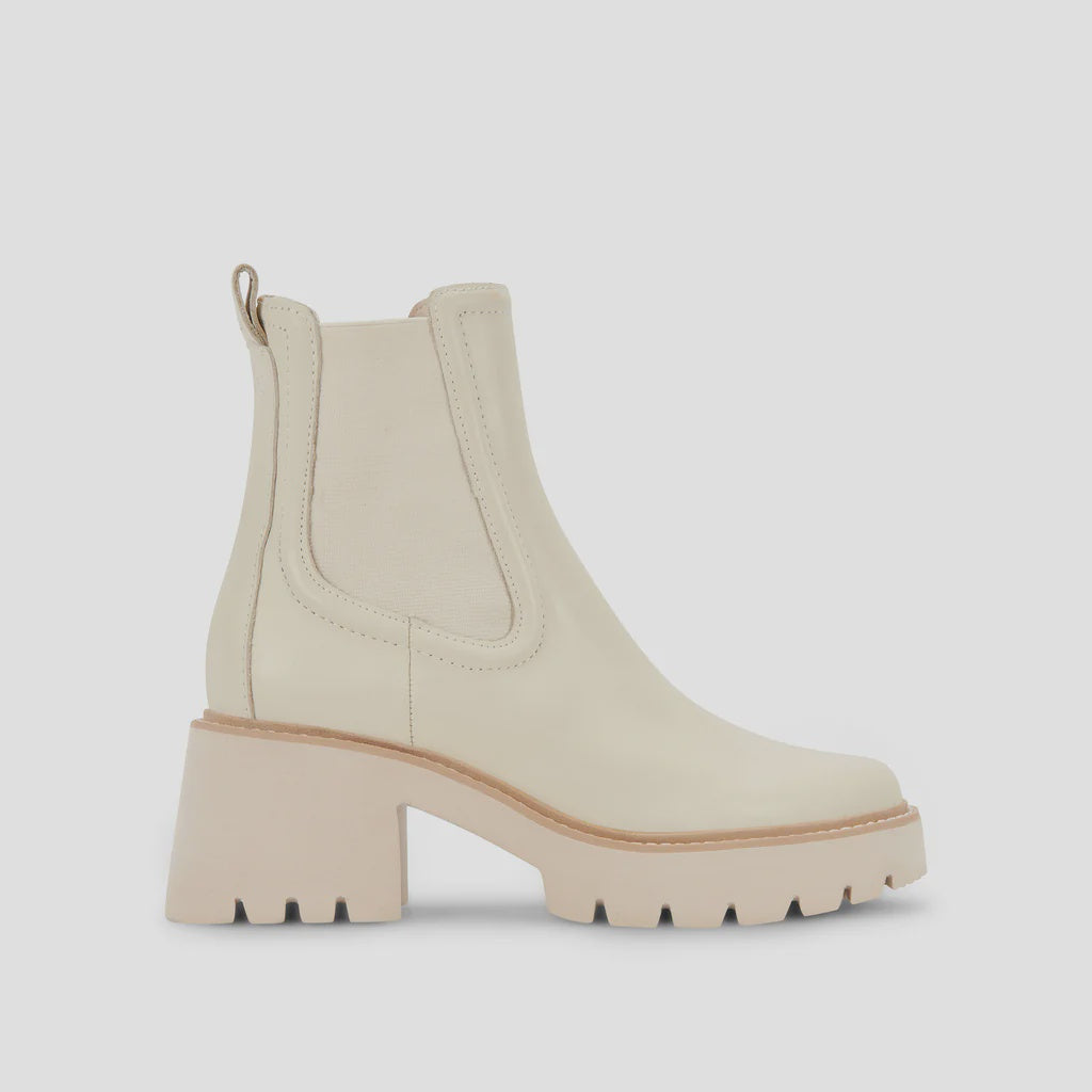DOLCE VITA - HAWK H2O BOOTIE IN IVORY LEATHER