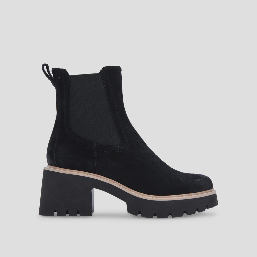 DOLCE VITA - HAWK H2O BOOTIE IN ONYX SUEDE