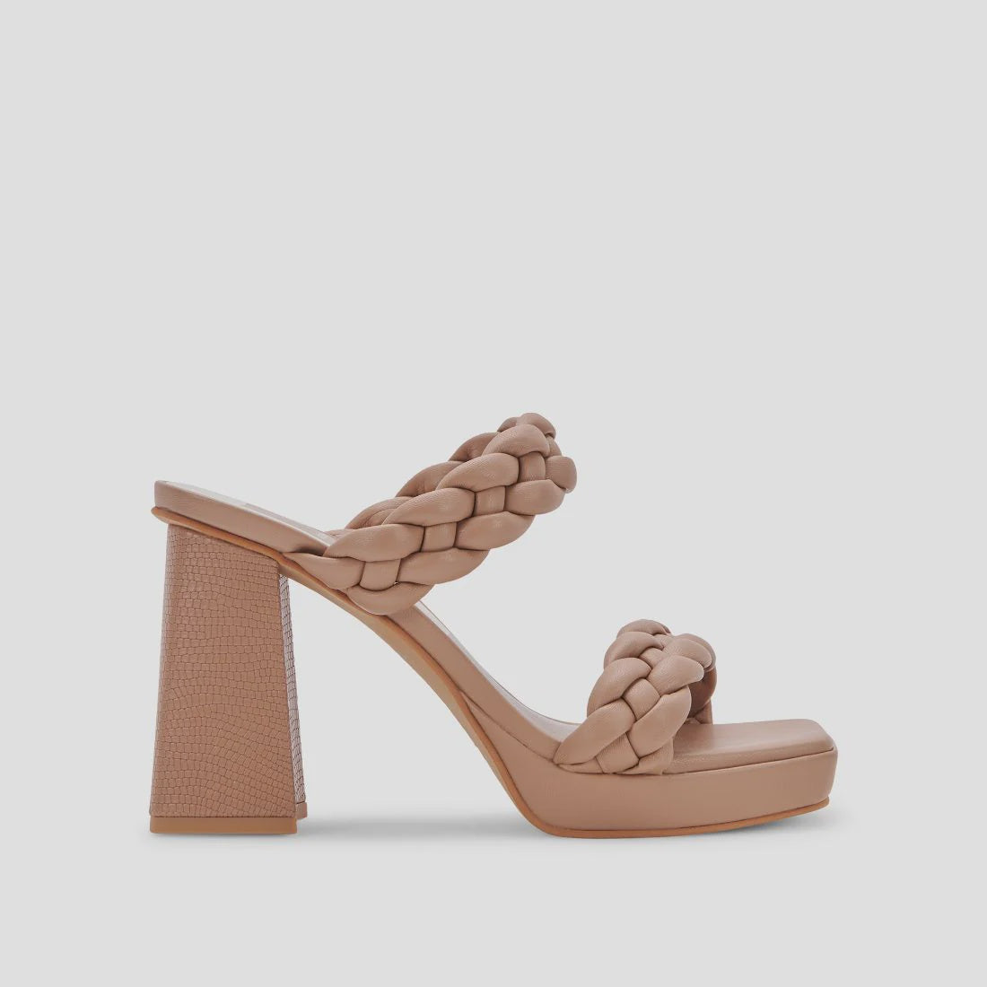 DOLCE VITA - ASHBY SANDAL IN CAFE SYNTHETIC LEATHER