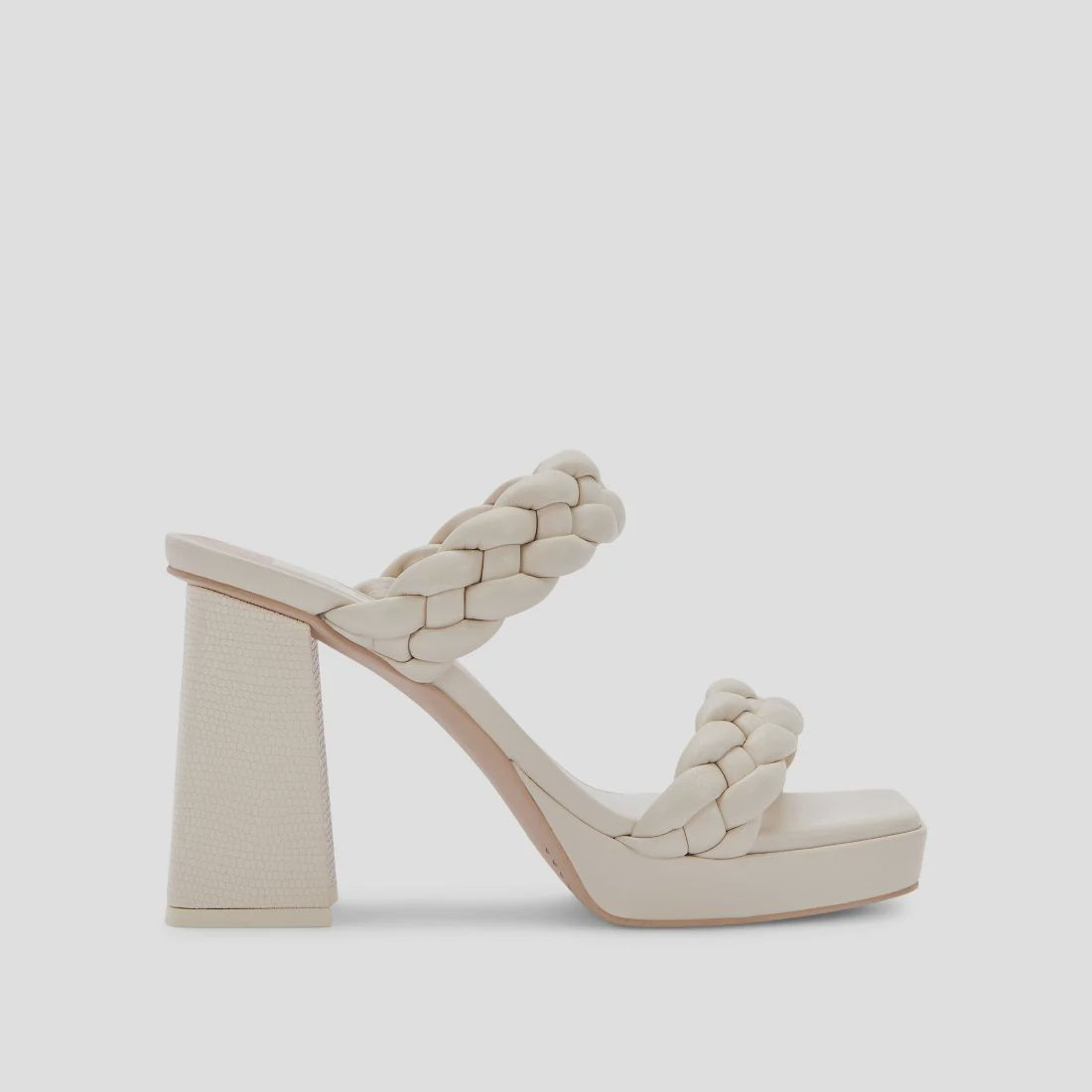 DOLCE VITA - ASHBY SANDAL IN IVORY SYNTHETIC LEATHER