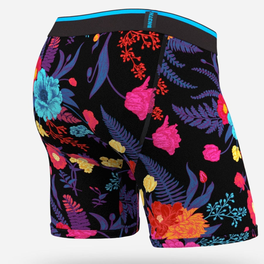 BN3TH - CLASSIC BOXER BRIEF PRINT IN GARDEN PARTY - BLACK