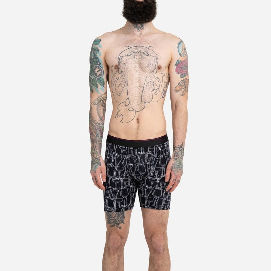 BN3TH - CLASSIC BOXER BRIEF PRINT IN WINE TASTING