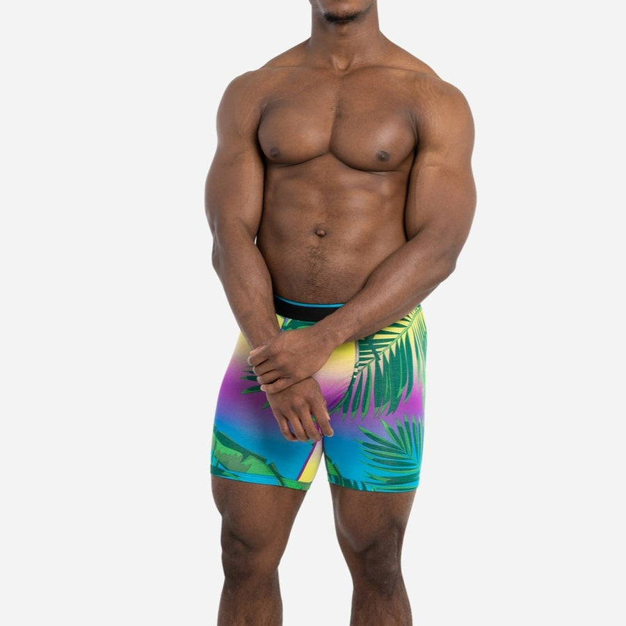 BN3TH - CLASSIC BOXER BRIEF PRINT IN RADICAL TROPICS PURPLE