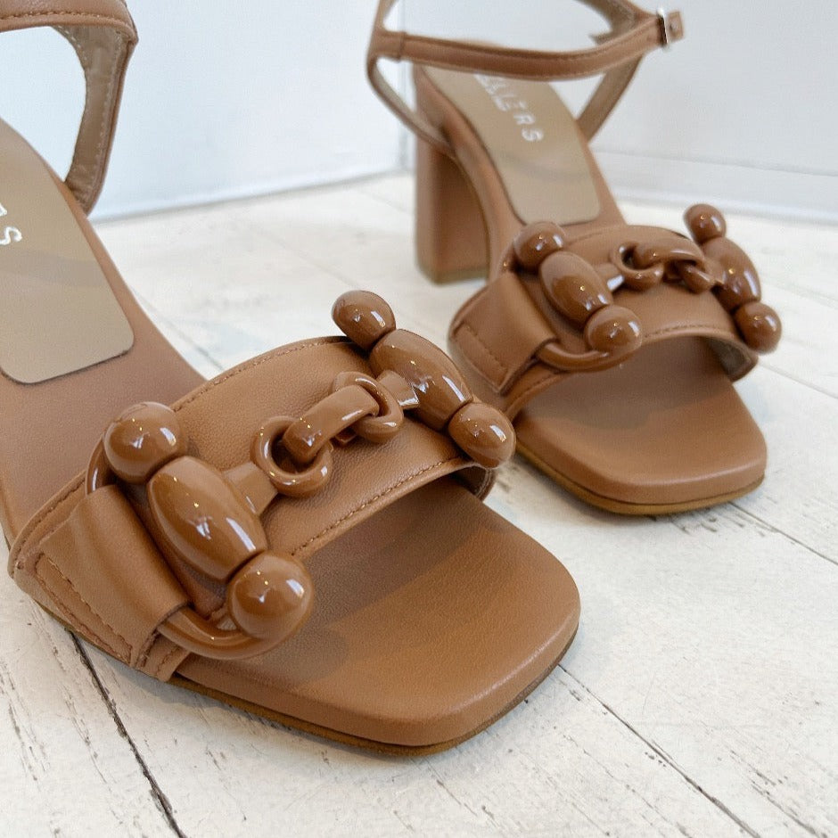 ATELIERS - DIXIE SANDAL IN TAN LEATHER