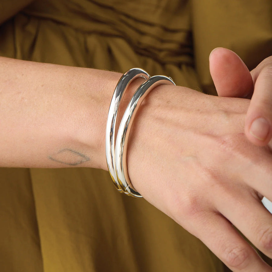 JENNY BIRD - GIA BANGLE IN SILVER