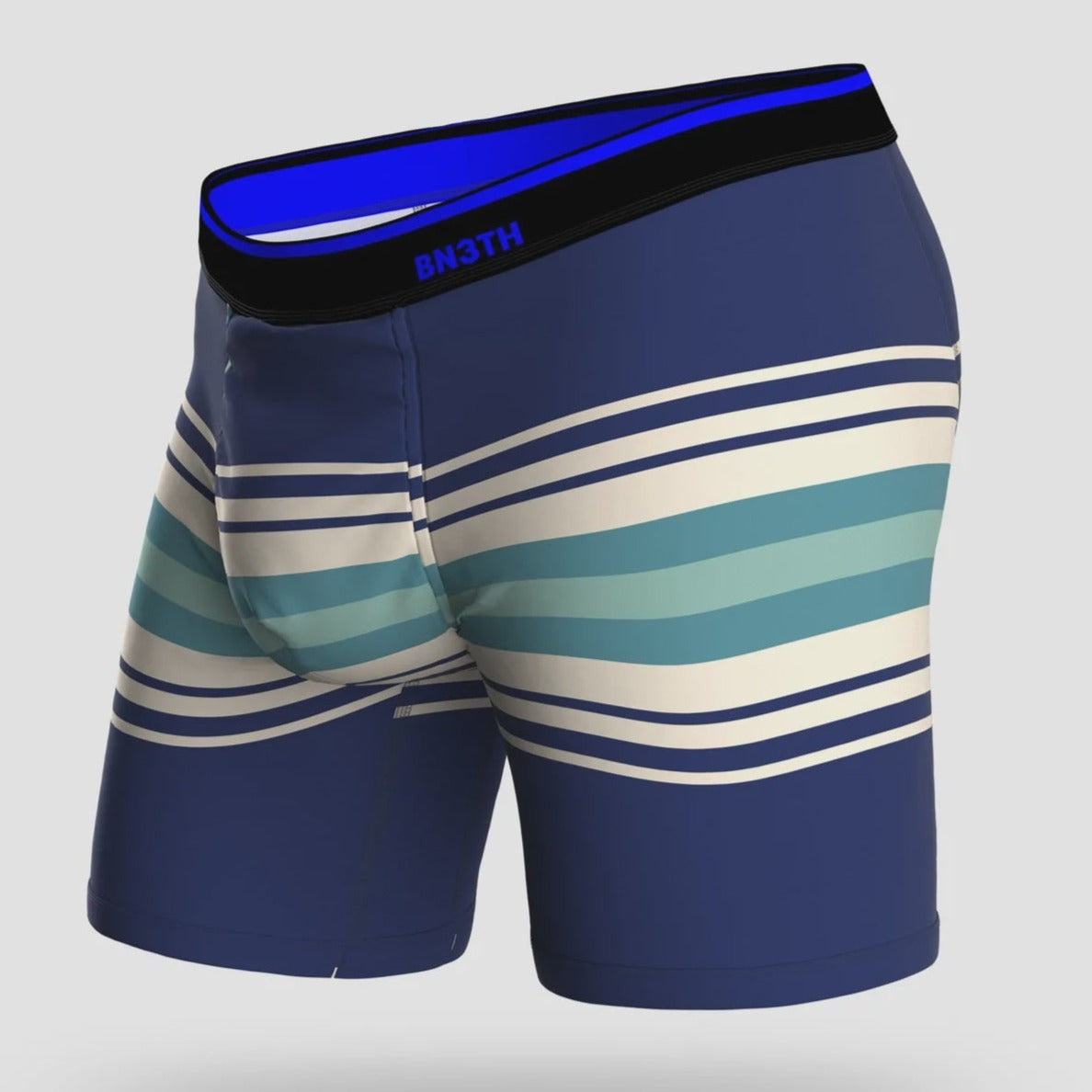 BN3TH - CLASSIC BOXER BRIEF PRINT IN SUNDAY STRIPE - NAVY