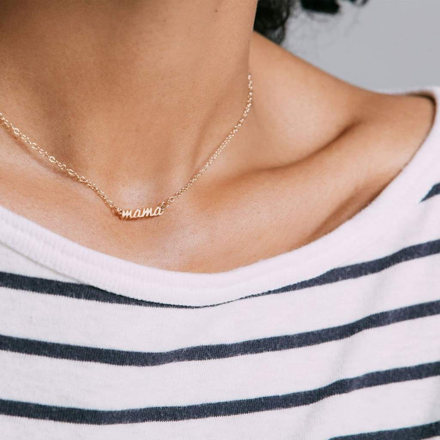 KRIS NATIONS - MAMA CHARM NECKLACE IN GOLD
