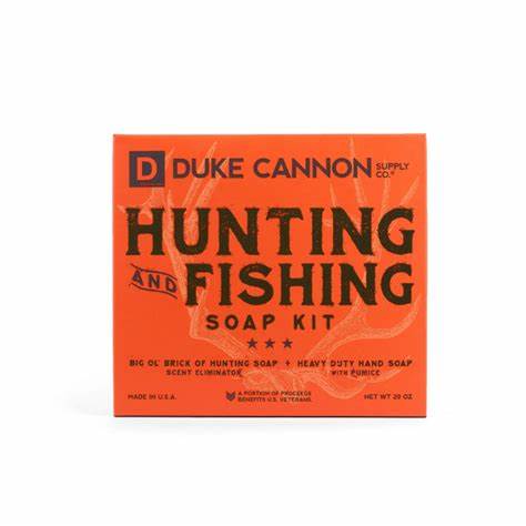 DUKE CANNON - HUNTING & FISHING SOAP KIT IN SCENT ELIMINATOR