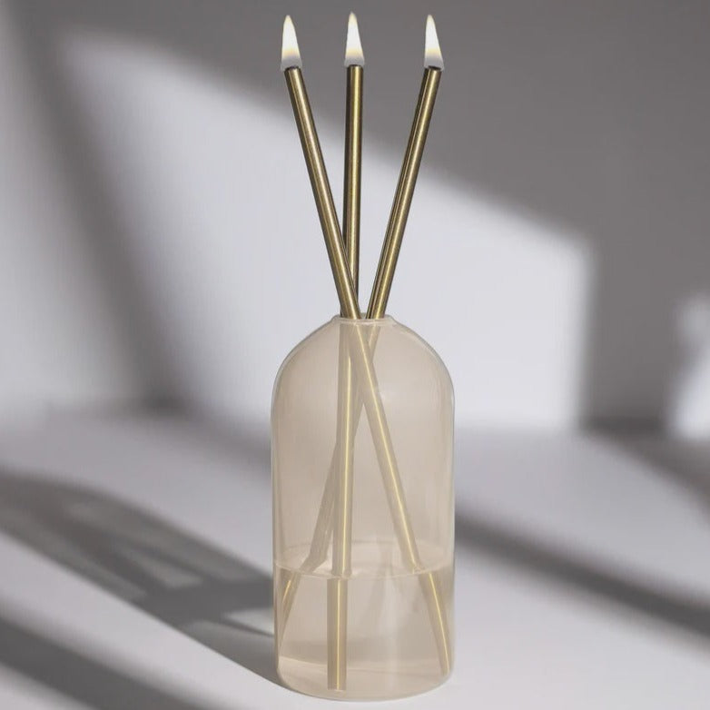 EVERLASTING CANDLE CO - WYLIE VASE IN PAMPAS