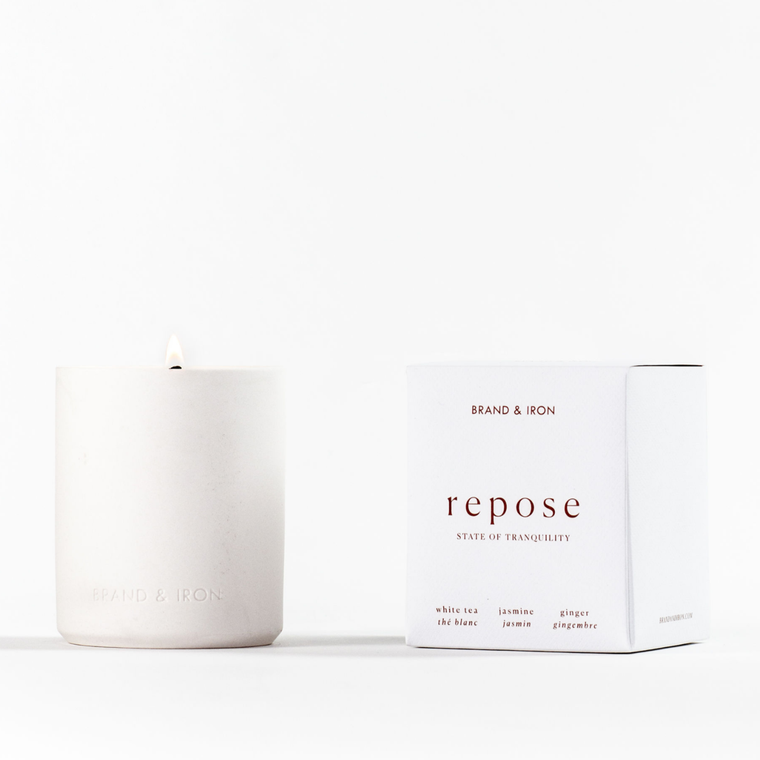 BRAND & IRON - LACONIC COLLECTION CANDLE IN REPOSE