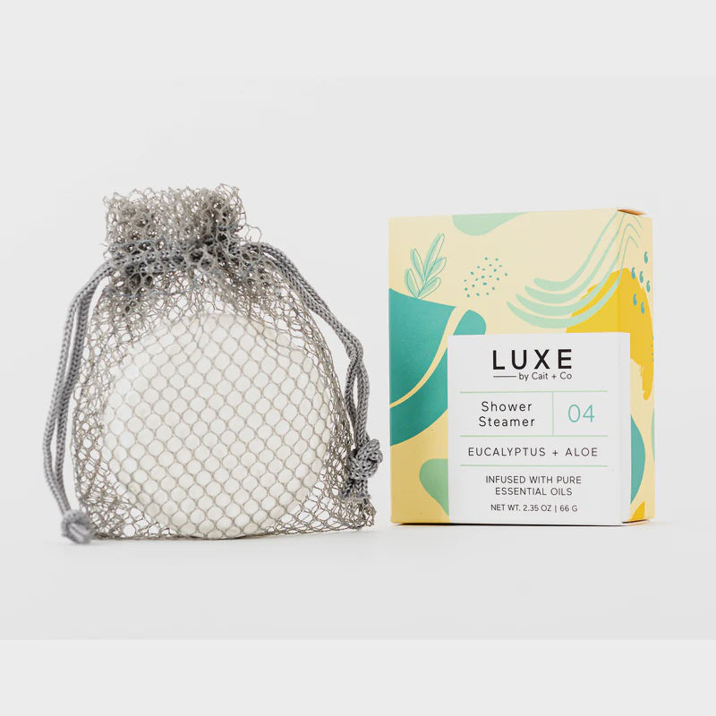 LUXE BY CAIT & CO - SHOWER STEAMER IN EUCALYPTUS + ALOE