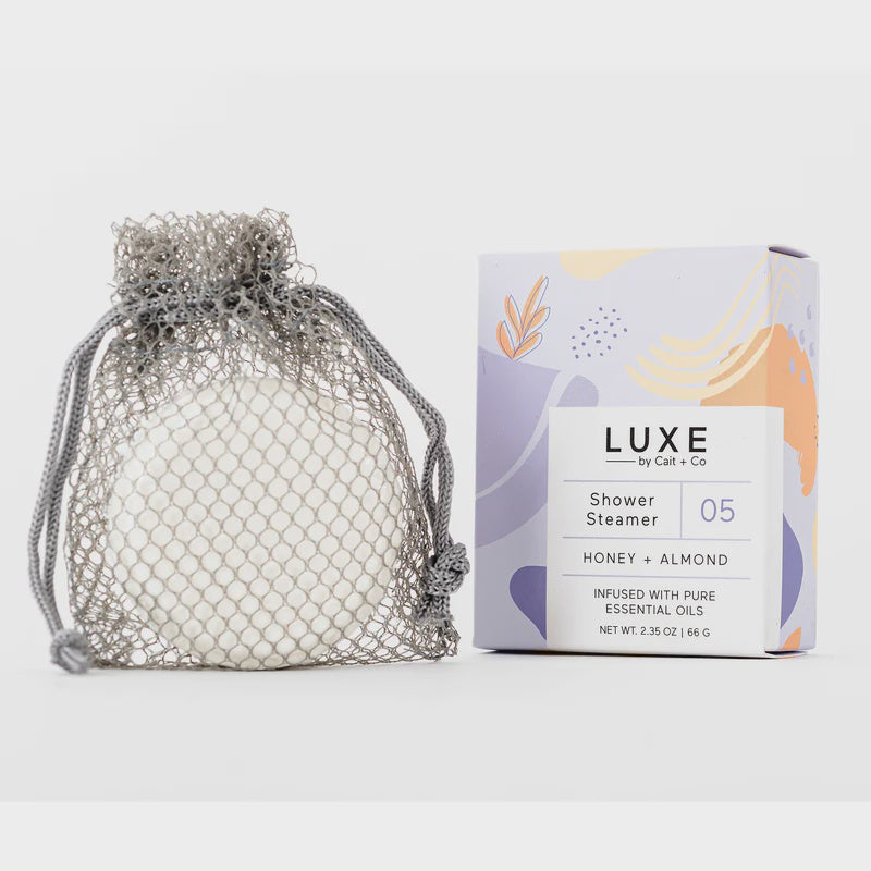 LUXE BY CAIT & CO - SHOWER STEAMER IN HONEY + ALMOND
