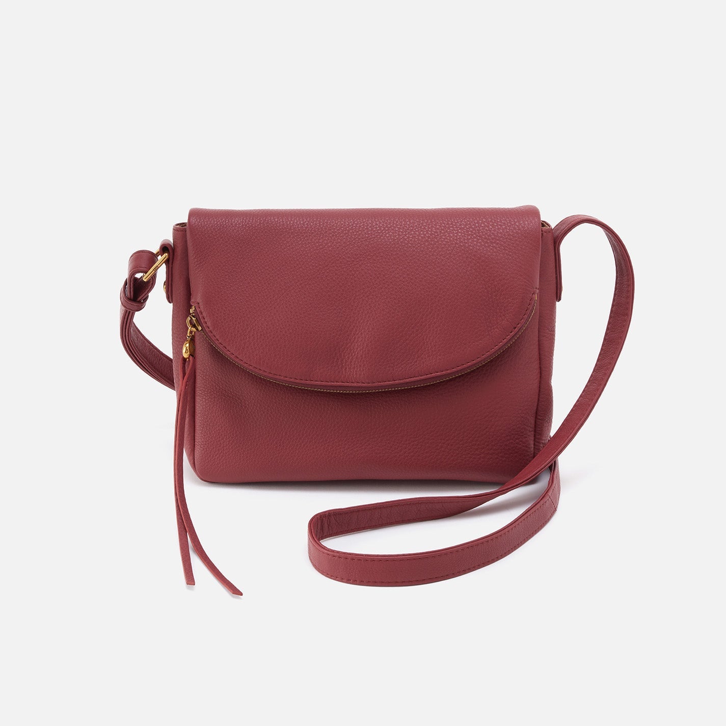 HOBO - FERN MESSENGER BAG IN RED PEAR LEATHER