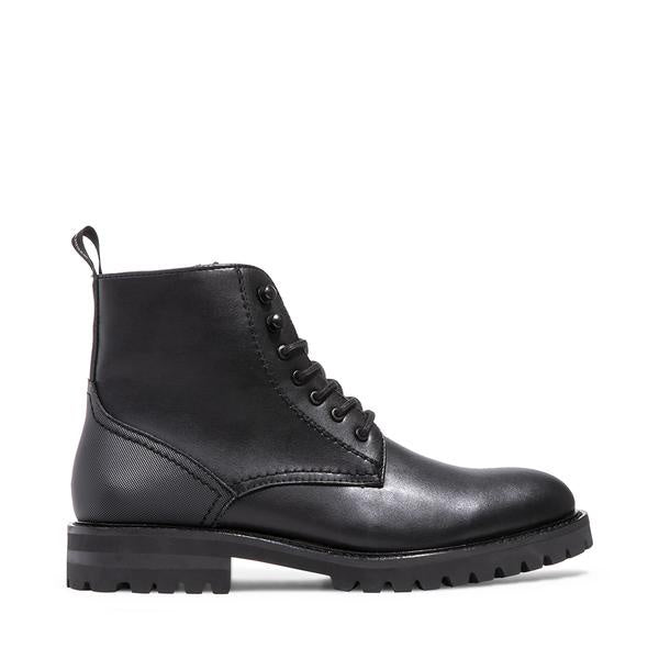 STEVE MADDEN - MAGNUS IN BLACK LEATHER